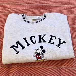 Disney Mickey crew neck sweatshirt